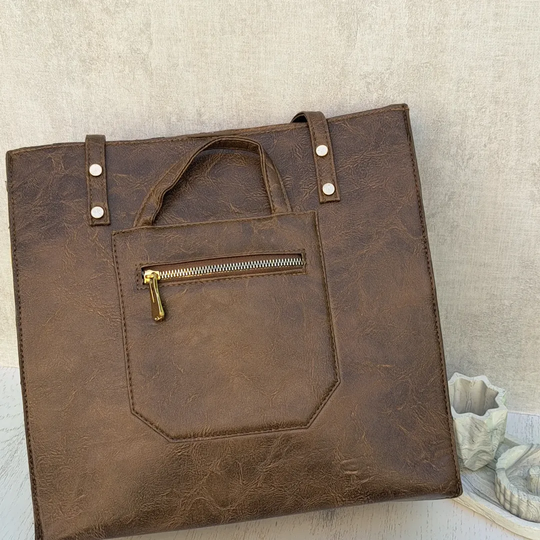 کیف بارلی سایز بزرگ همراه کیف کوچکتر